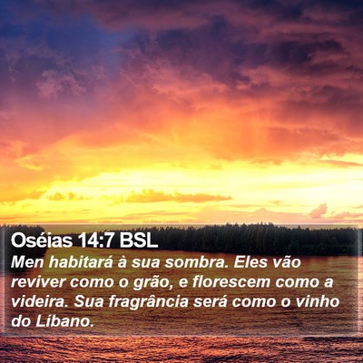Oséias 14:7 BSL Bible Verse Image