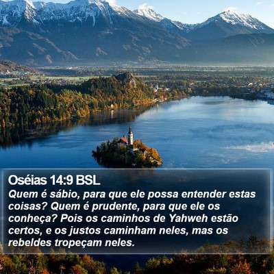 Oséias 14:9 BSL Bible Verse Image