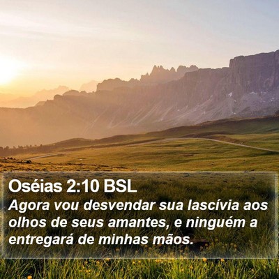 Oséias 2:10 BSL Bible Verse Image