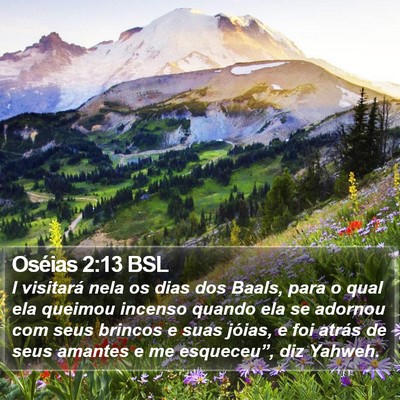 Oséias 2:13 BSL Bible Verse Image