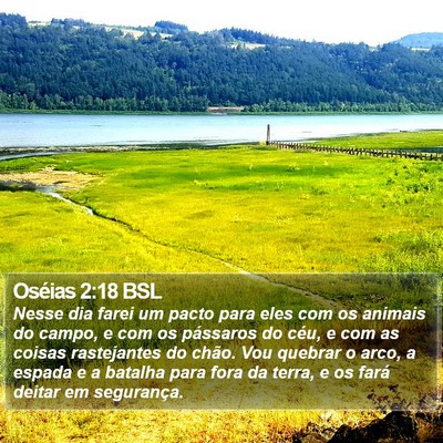 Oséias 2:18 BSL Bible Verse Image