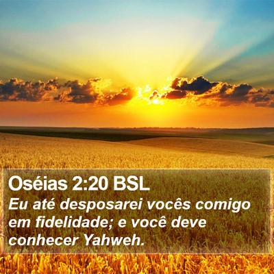 Oséias 2:20 BSL Bible Verse Image