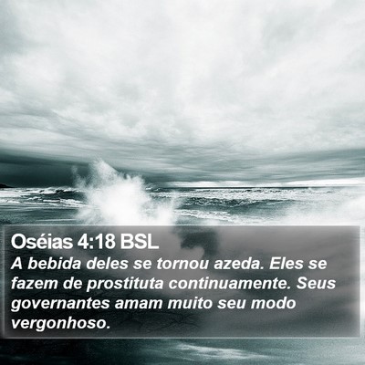 Oséias 4:18 BSL Bible Verse Image
