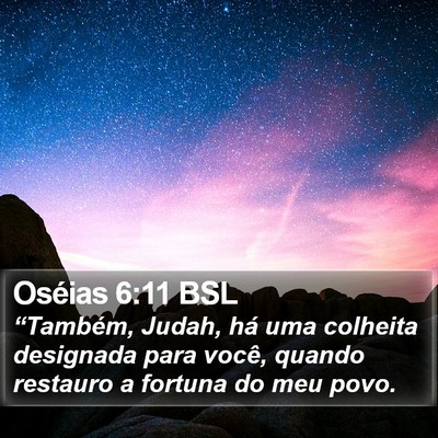Oséias 6:11 BSL Bible Verse Image