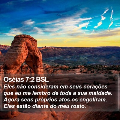 Oséias 7:2 BSL Bible Verse Image