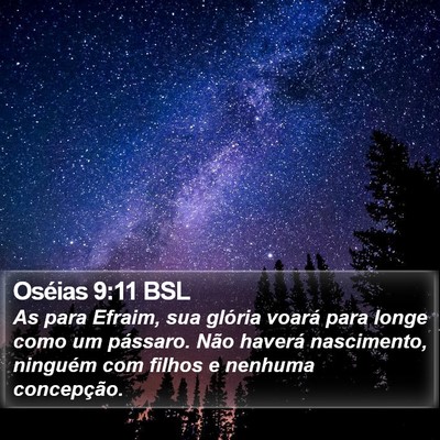 Oséias 9:11 BSL Bible Verse Image