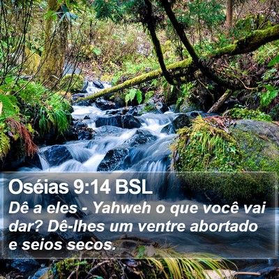 Oséias 9:14 BSL Bible Verse Image