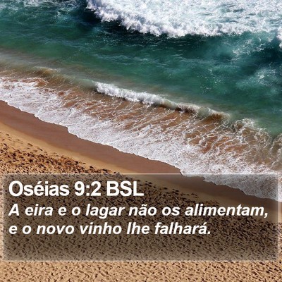 Oséias 9:2 BSL Bible Verse Image
