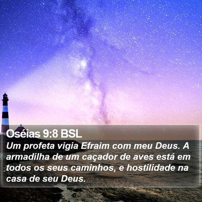 Oséias 9:8 BSL Bible Verse Image
