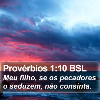 Provérbios 1:10 BSL Bible Verse Image
