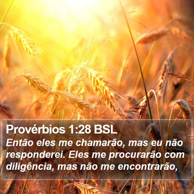 Provérbios 1:28 BSL Bible Verse Image