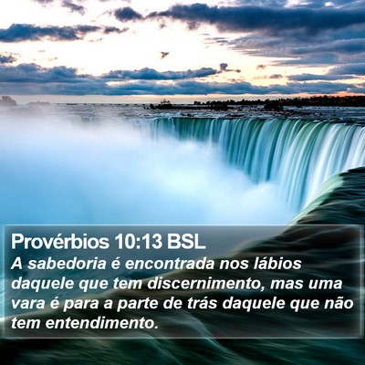 Provérbios 10:13 BSL Bible Verse Image