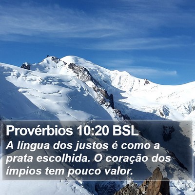 Provérbios 10:20 BSL Bible Verse Image