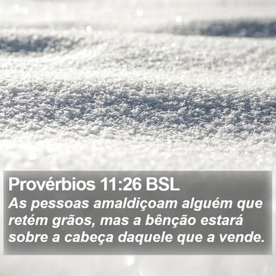 Provérbios 11:26 BSL Bible Verse Image