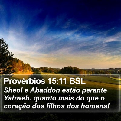 Provérbios 15:11 BSL Bible Verse Image