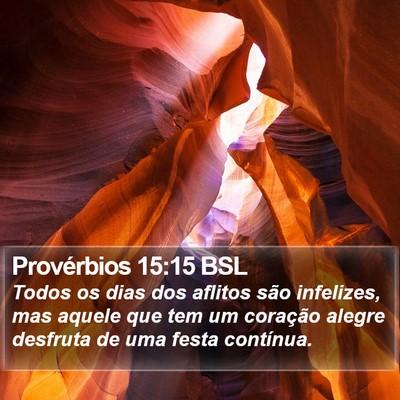 Provérbios 15:15 BSL Bible Verse Image