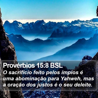 Provérbios 15:8 BSL Bible Verse Image