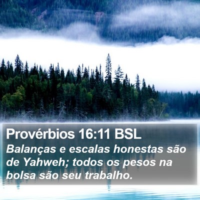 Provérbios 16:11 BSL Bible Verse Image