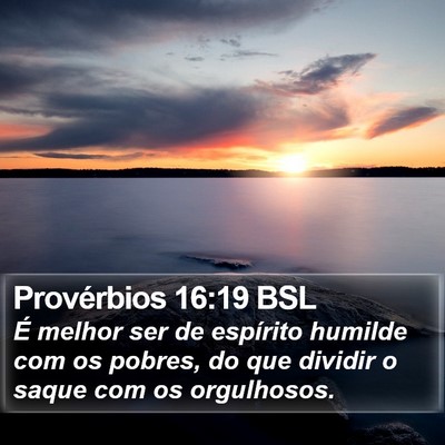 Provérbios 16:19 BSL Bible Verse Image