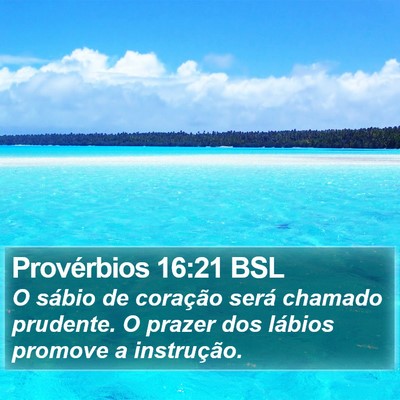 Provérbios 16:21 BSL Bible Verse Image