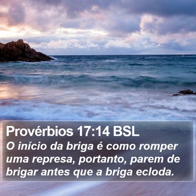 Provérbios 17:14 BSL Bible Verse Image