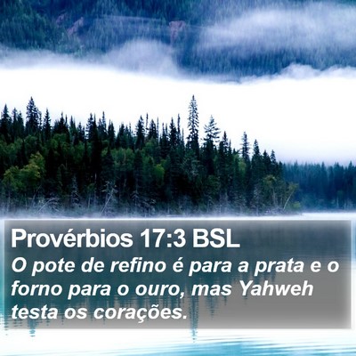 Provérbios 17:3 BSL Bible Verse Image