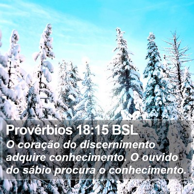 Provérbios 18:15 BSL Bible Verse Image