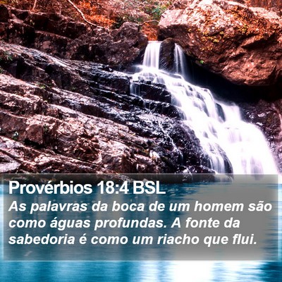 Provérbios 18:4 BSL Bible Verse Image