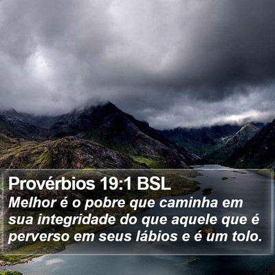 Provérbios 19:1 BSL Bible Verse Image