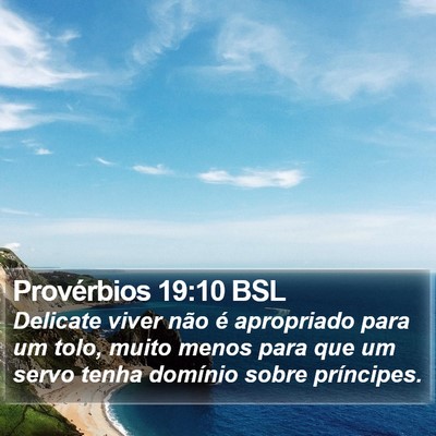 Provérbios 19:10 BSL Bible Verse Image