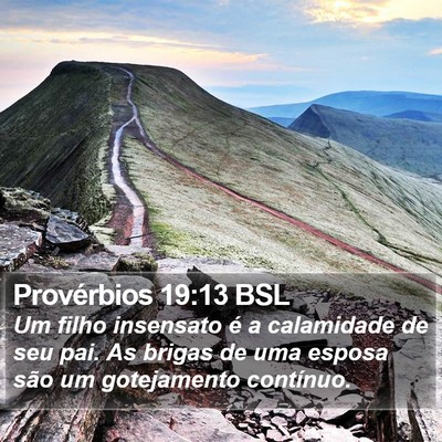 Provérbios 19:13 BSL Bible Verse Image