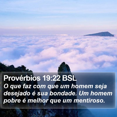 Provérbios 19:22 BSL Bible Verse Image