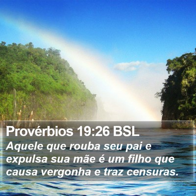 Provérbios 19:26 BSL Bible Verse Image