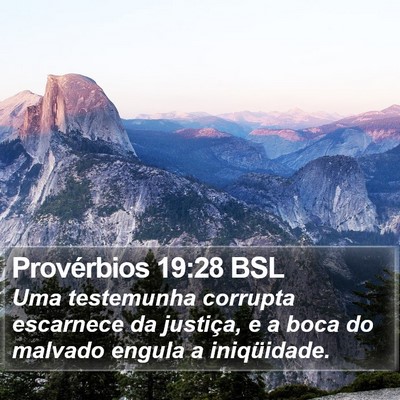 Provérbios 19:28 BSL Bible Verse Image