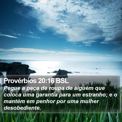 Provérbios 20:16 BSL Bible Verse Image