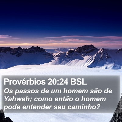 Provérbios 20:24 BSL Bible Verse Image