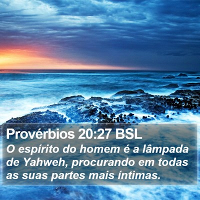 Provérbios 20:27 BSL Bible Verse Image