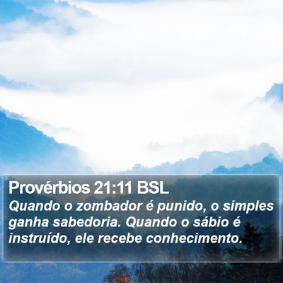 Provérbios 21:11 BSL Bible Verse Image