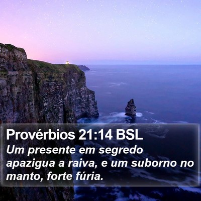 Provérbios 21:14 BSL Bible Verse Image