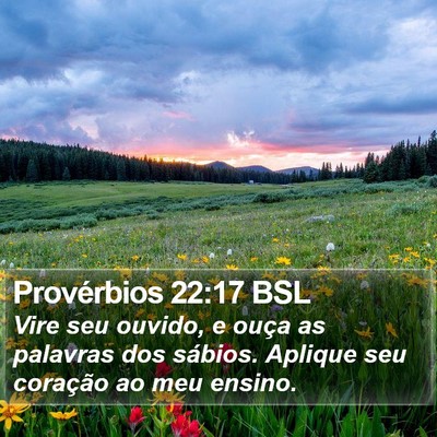 Provérbios 22:17 BSL Bible Verse Image