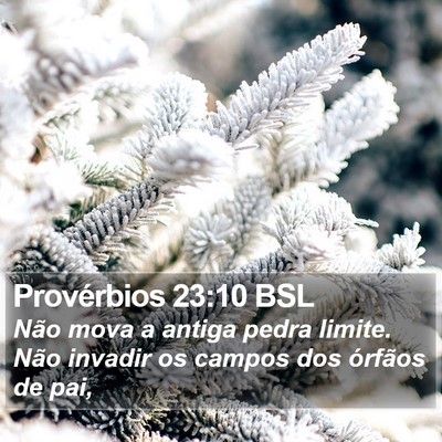 Provérbios 23:10 BSL Bible Verse Image