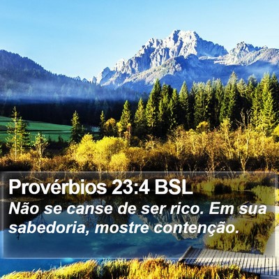 Provérbios 23:4 BSL Bible Verse Image