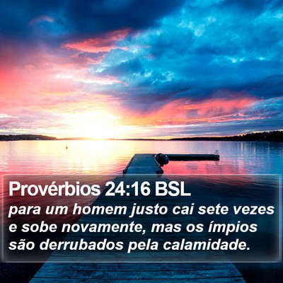 Provérbios 24:16 BSL Bible Verse Image