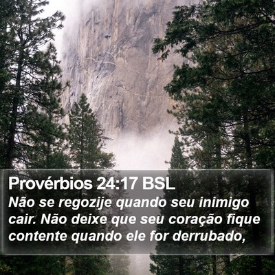 Provérbios 24:17 BSL Bible Verse Image