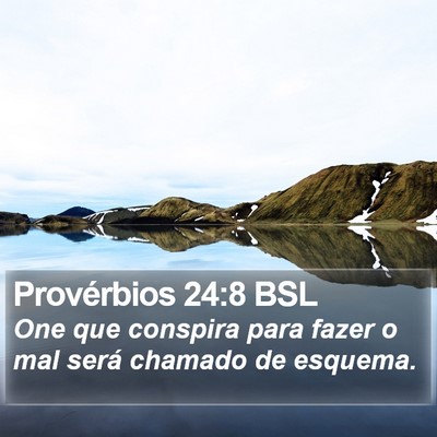 Provérbios 24:8 BSL Bible Verse Image