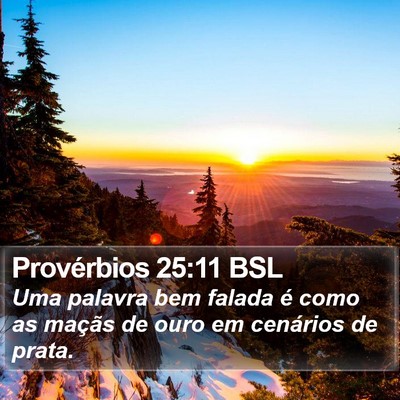Provérbios 25:11 BSL Bible Verse Image