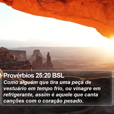 Provérbios 25:20 BSL Bible Verse Image