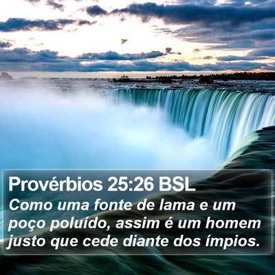 Provérbios 25:26 BSL Bible Verse Image