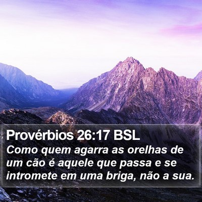 Provérbios 26:17 BSL Bible Verse Image