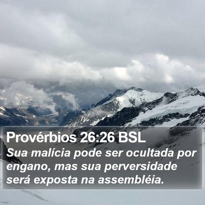 Provérbios 26:26 BSL Bible Verse Image